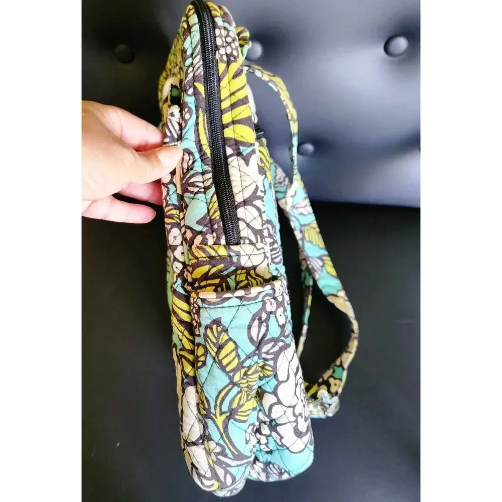 Vera Bradley BACKPACK Bookbag ISLAND BLOOMS Shoulder Bag School Travel Work EUC!